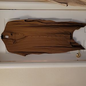 L SPACE Caftan Swim Cover up Sz M-L